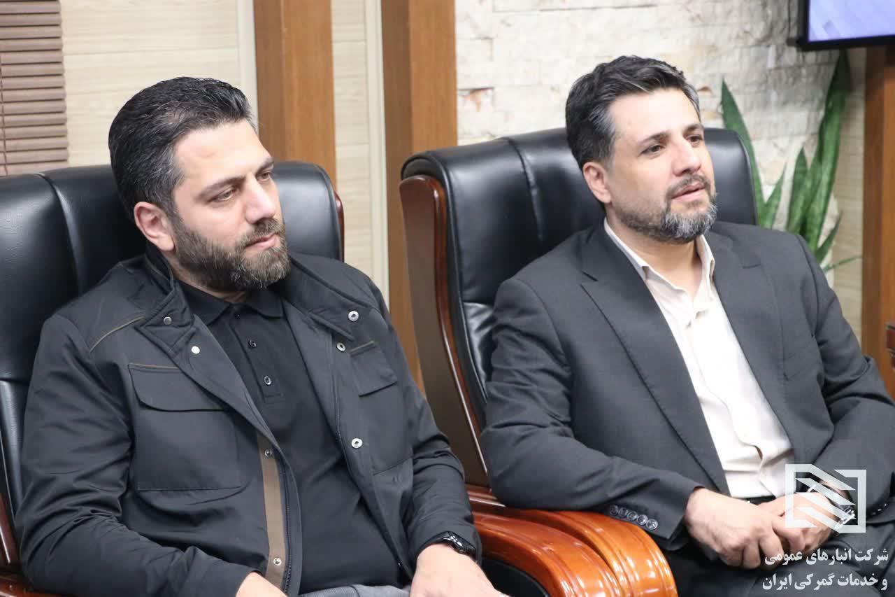 دیدار مهندس حبیب پوش پارس مدیر عامل شرکت انبارهای عمومی و خدمات گمرکی امام خمینی(ره) با جناب سرهنگ لریان فرمانده نیروی انتظامی شهر فرودگاهی 3